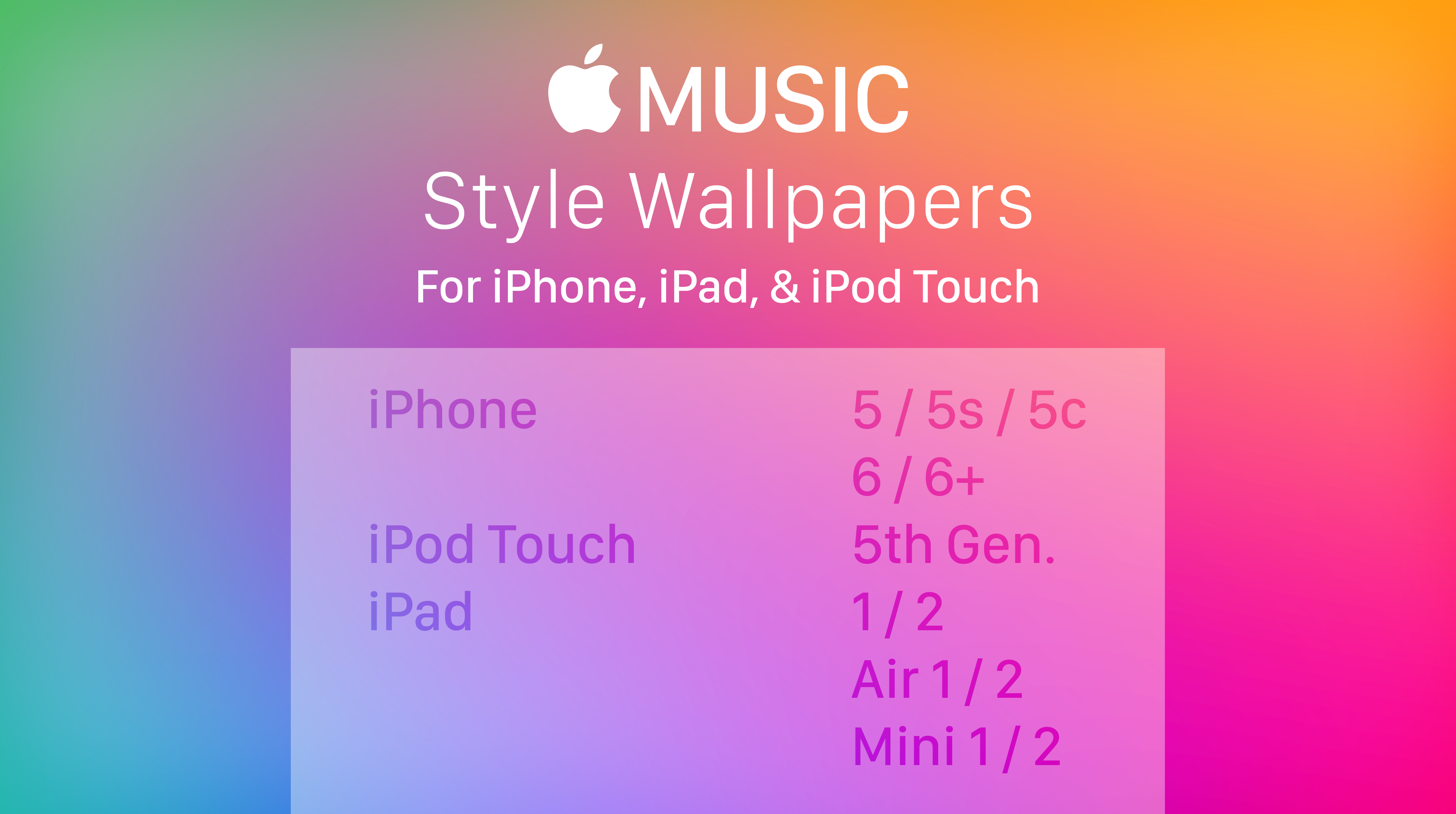 Apple Music Wallpapers