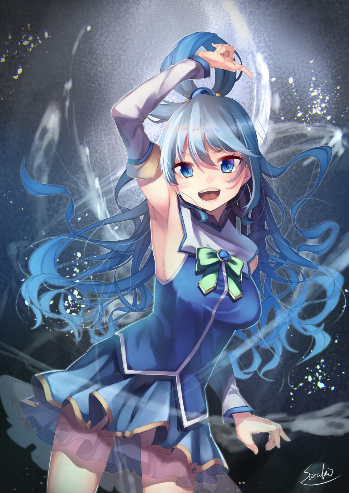Aqua Anime Girl Wallpapers