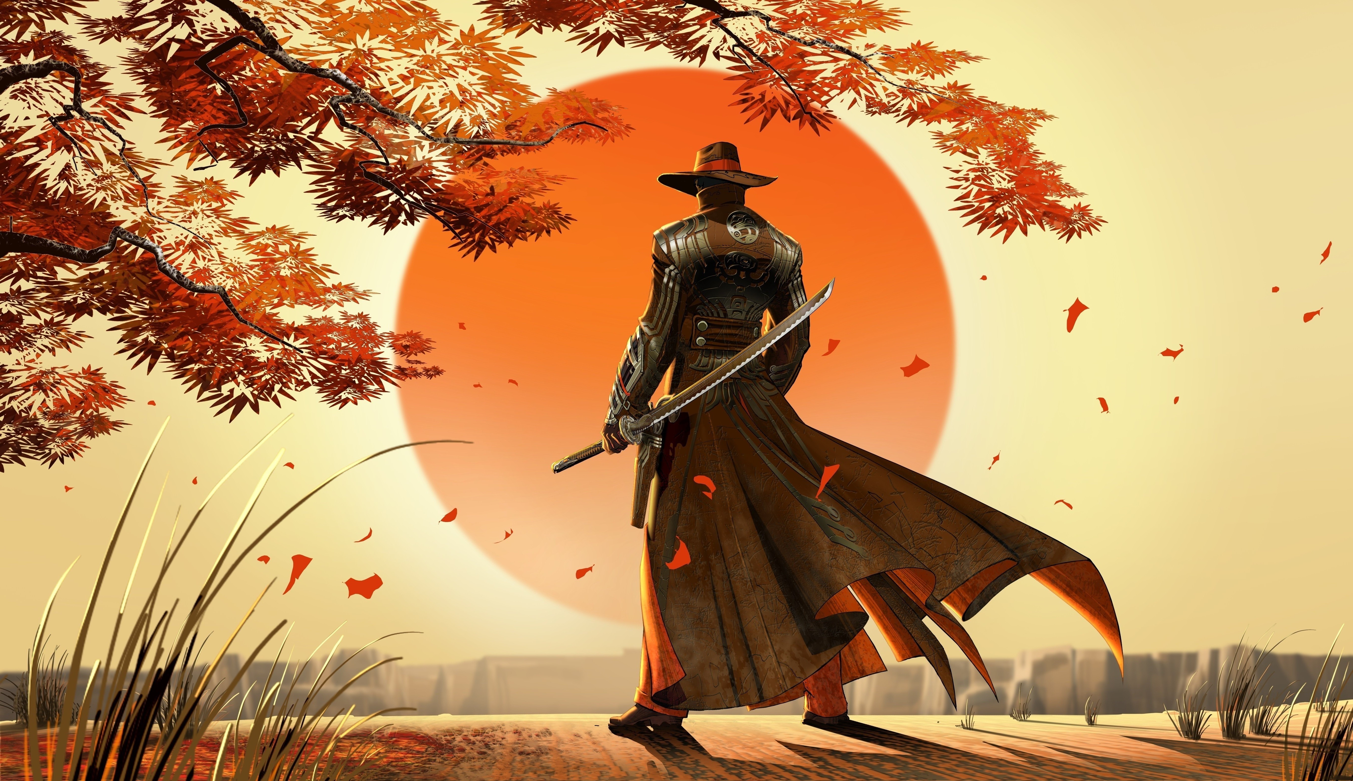 Artwork Samurai Wallpapers