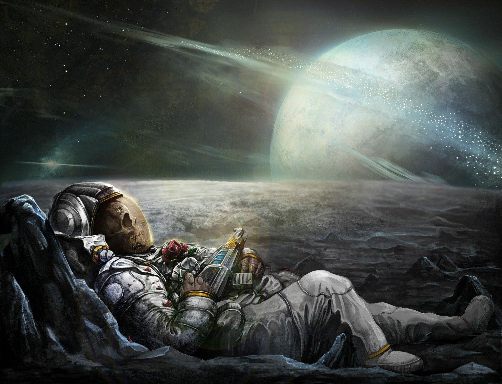 Astronaut Drinking Beer Iphone Wallpapers