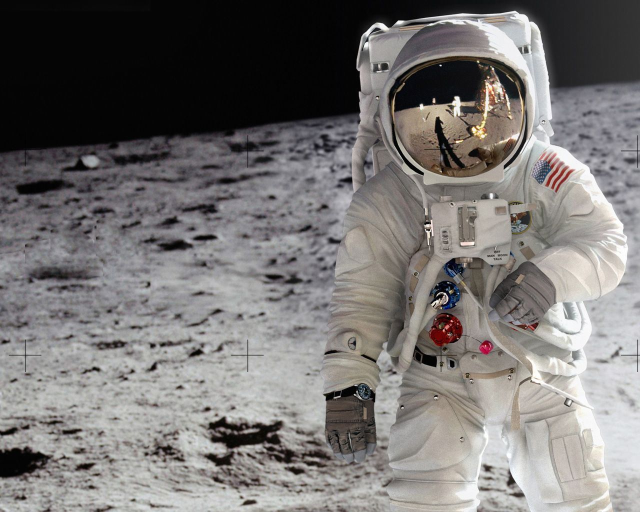 Astronaut On The Moon Wallpapers