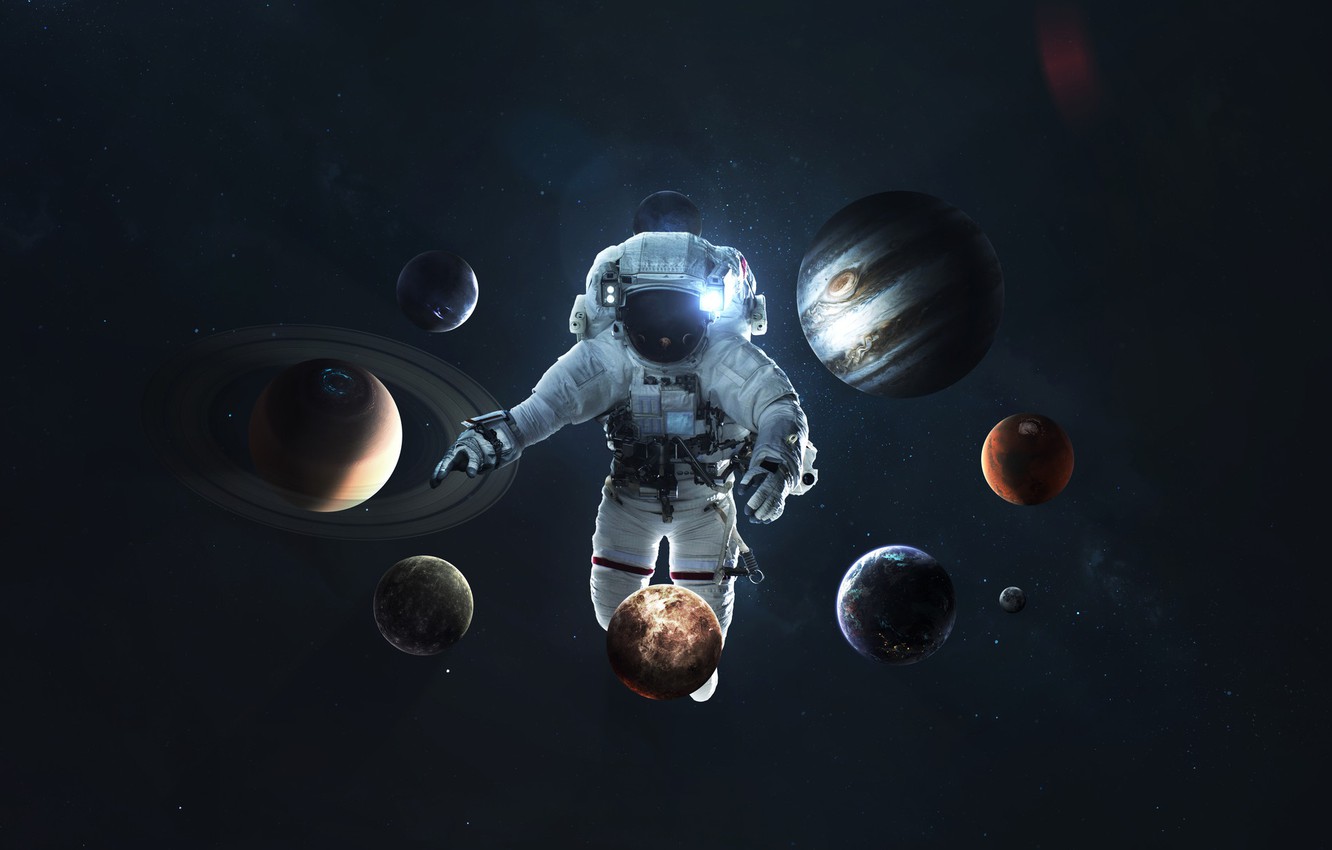 Astronaut On The Moon Wallpapers