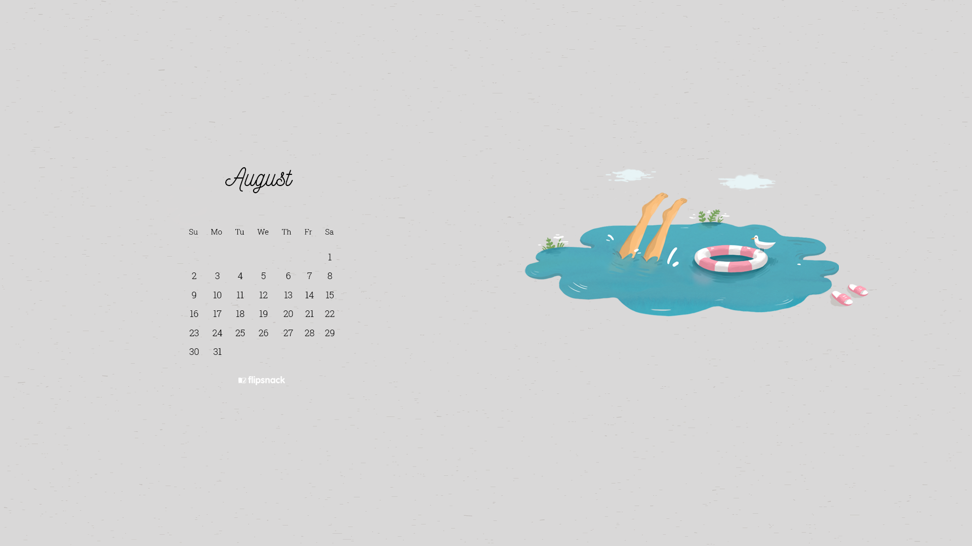 August 2021 Calendar Wallpapers