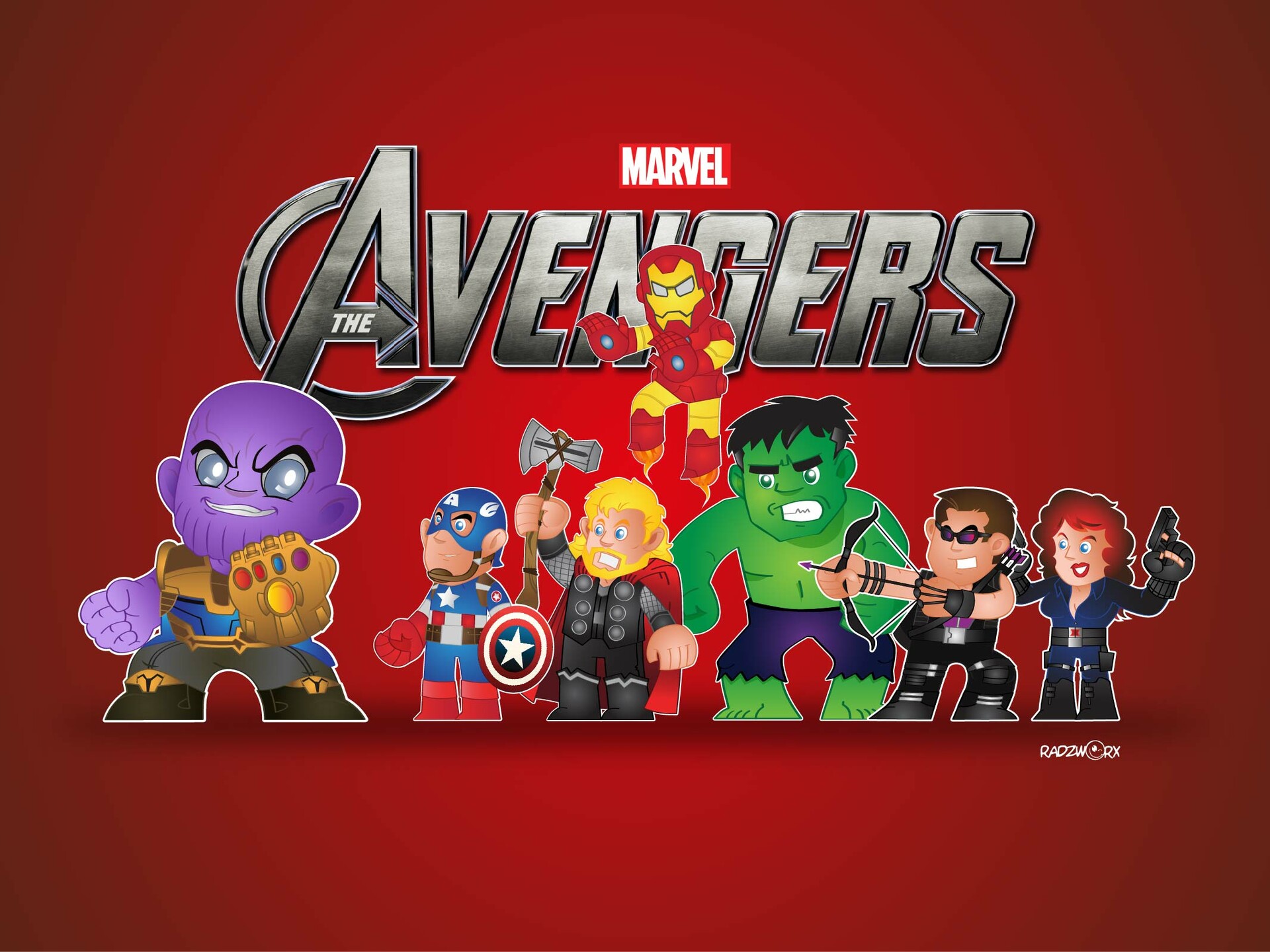 Avengers Cartoon Wallpapers