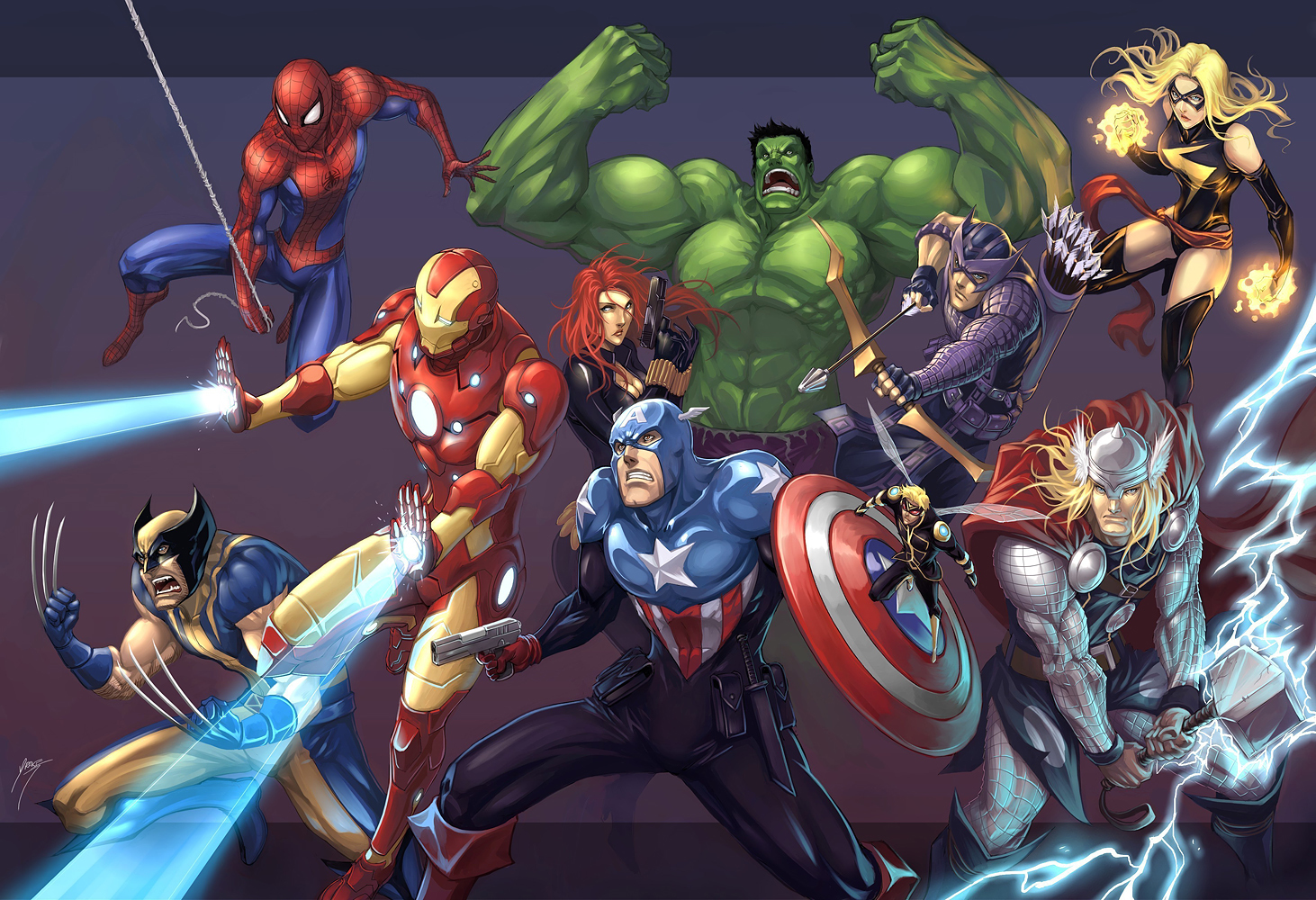 Avengers Cartoon Wallpapers