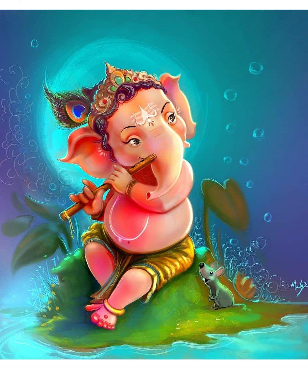 Baby Ganesha Wallpapers