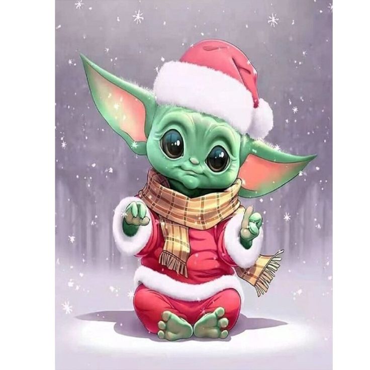 Baby Yoda Christmas Wallpapers