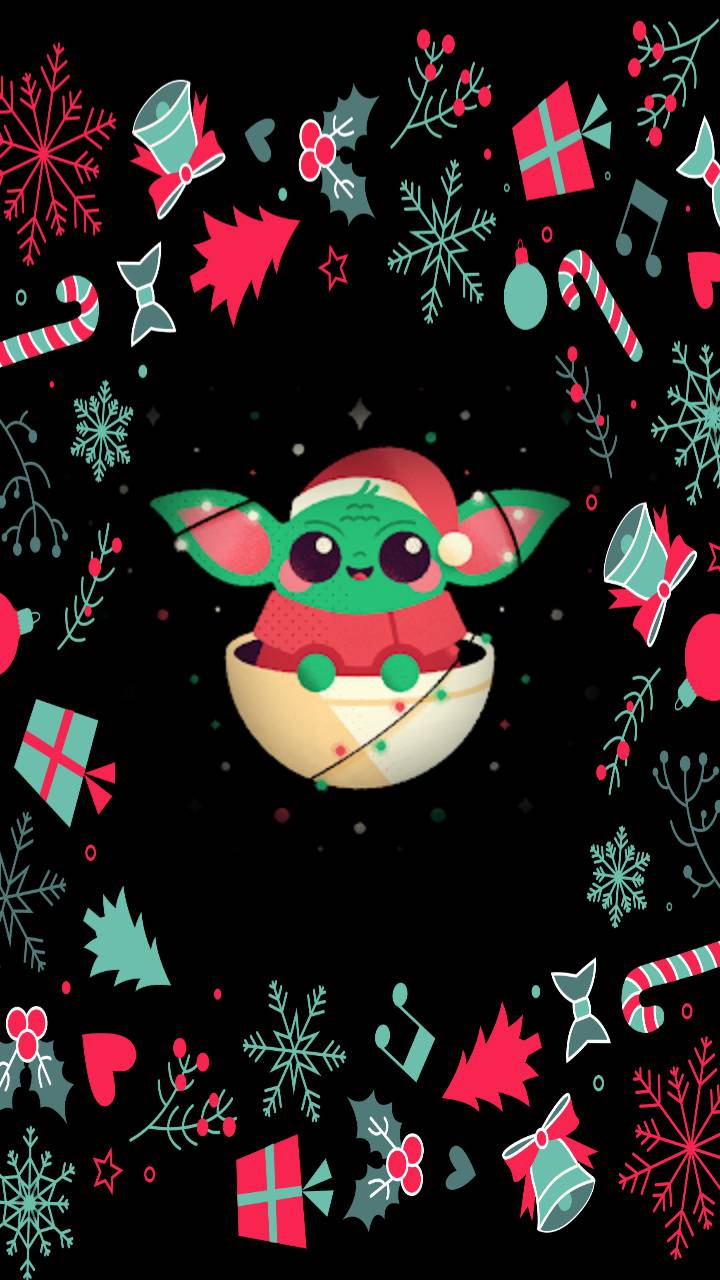 Baby Yoda Christmas Wallpapers