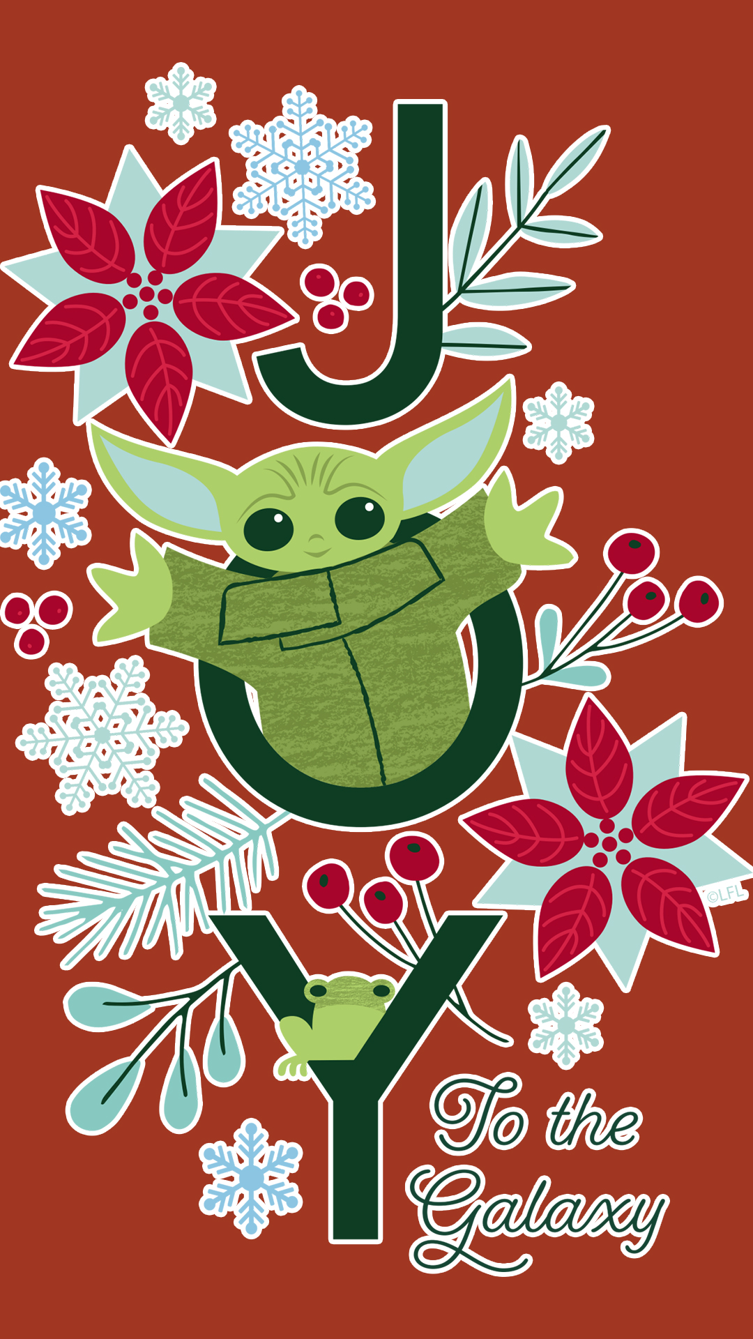 Baby Yoda Christmas Wallpapers