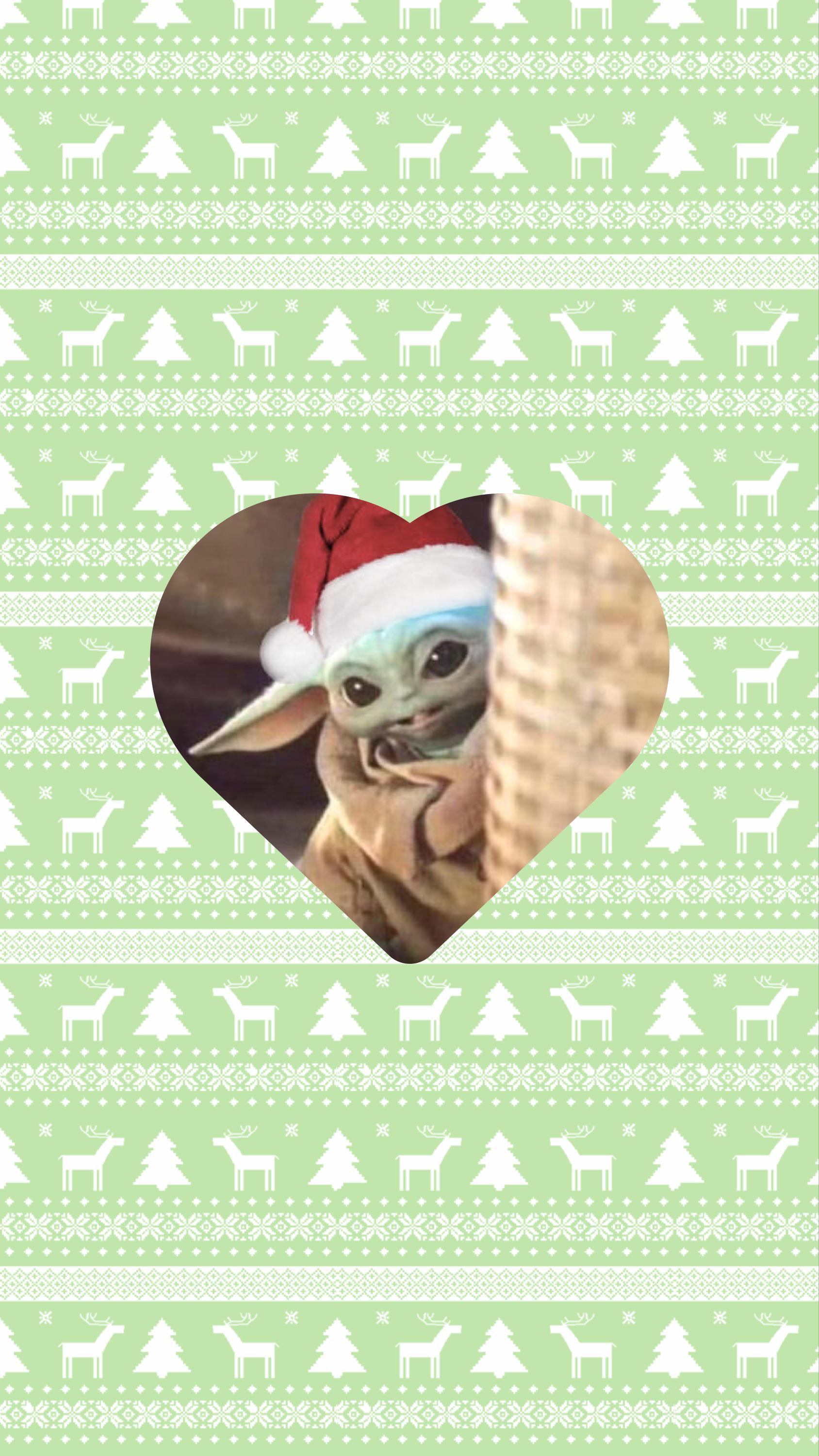 Baby Yoda Christmas Wallpapers