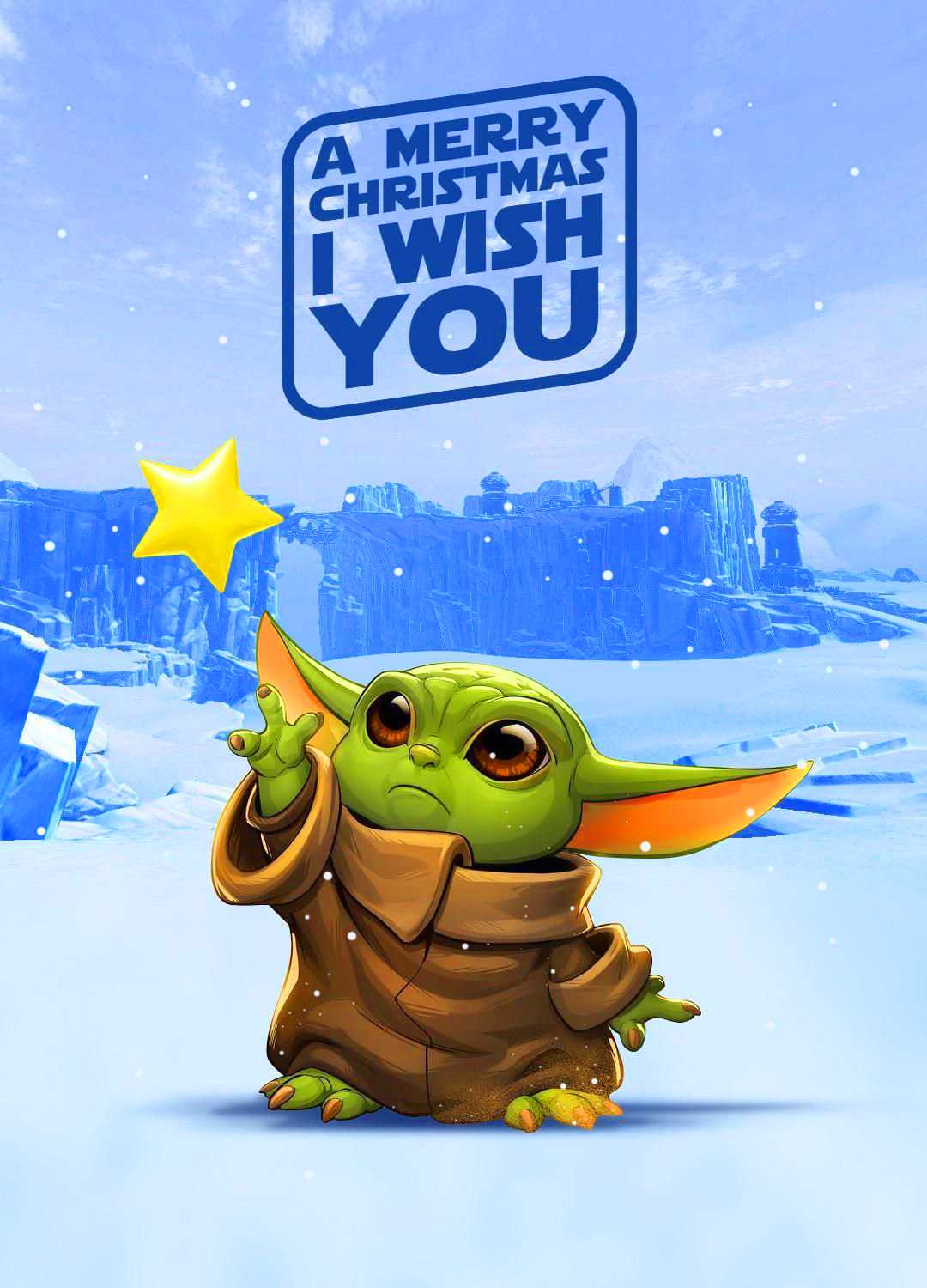 Baby Yoda Christmas Wallpapers