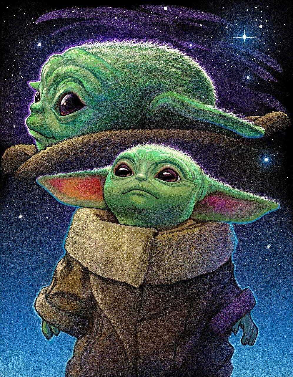 Baby Yoda Christmas Wallpapers