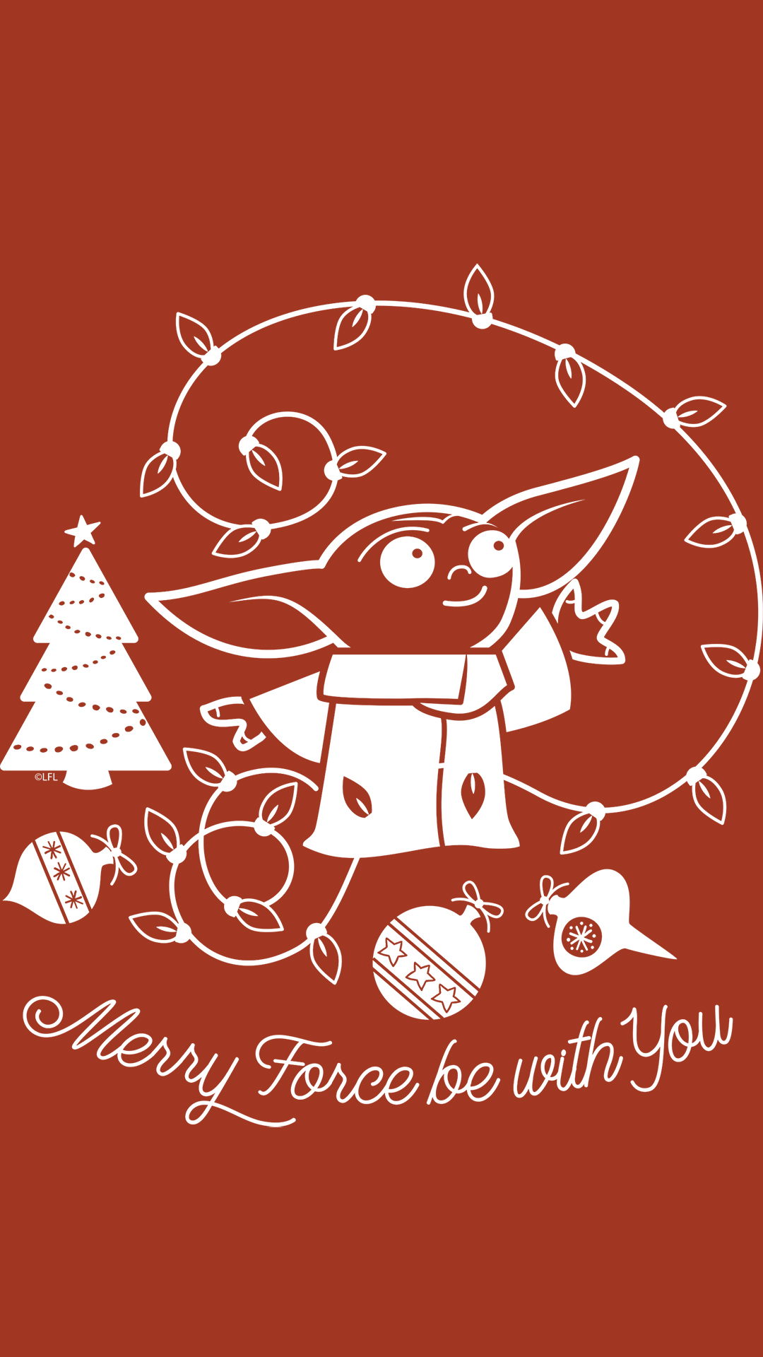 Baby Yoda Christmas Wallpapers