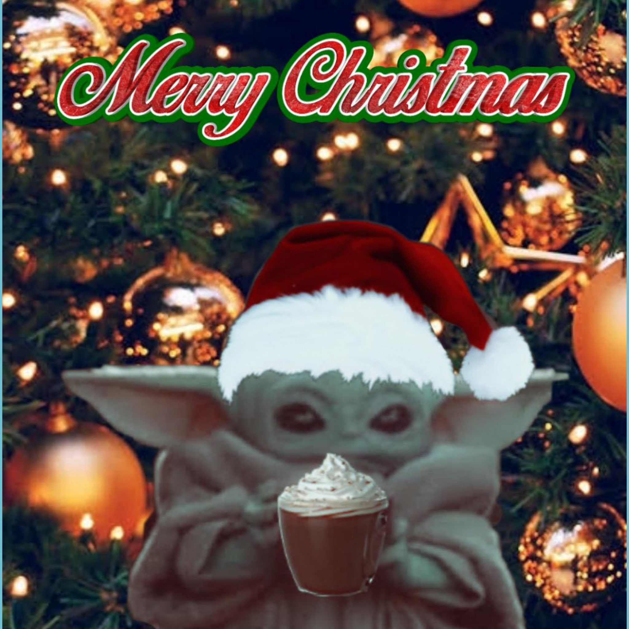 Baby Yoda Christmas Wallpapers