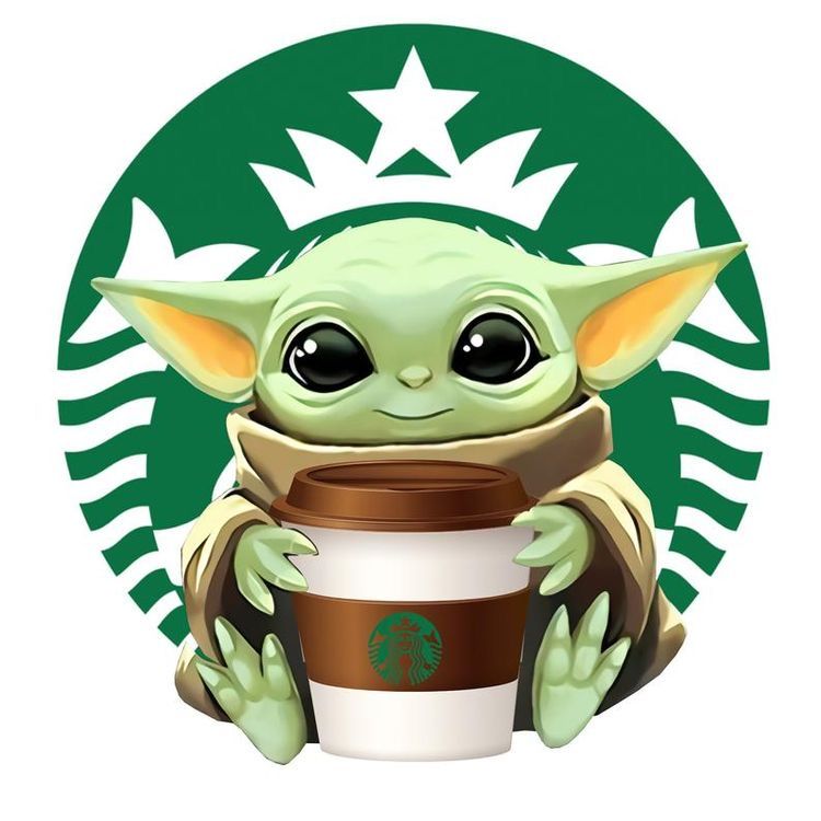 Baby Yoda Cartoon Wallpapers