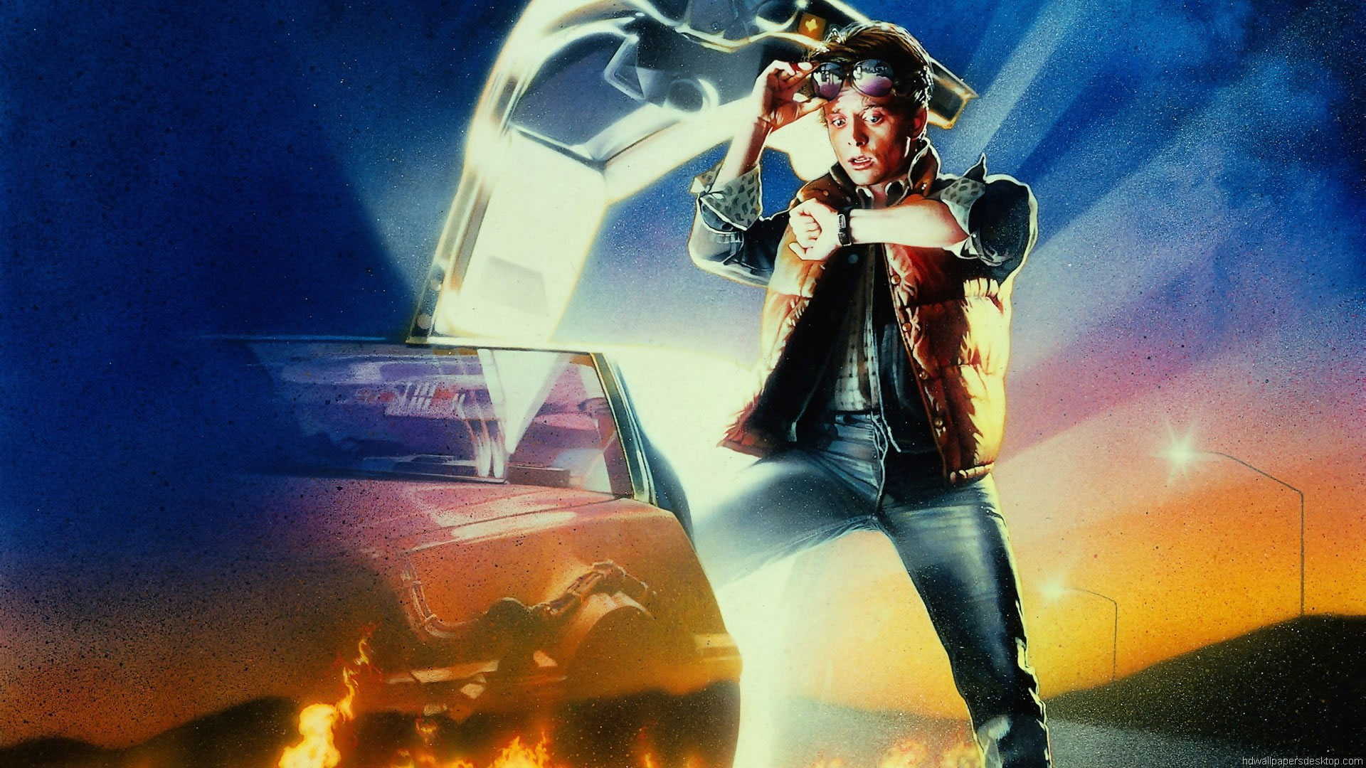 Back To The Future Retro Wallpapers