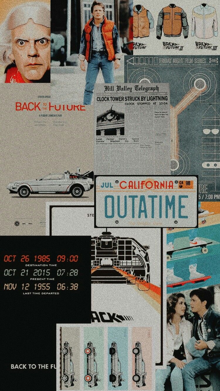 Back To The Future Retro Wallpapers