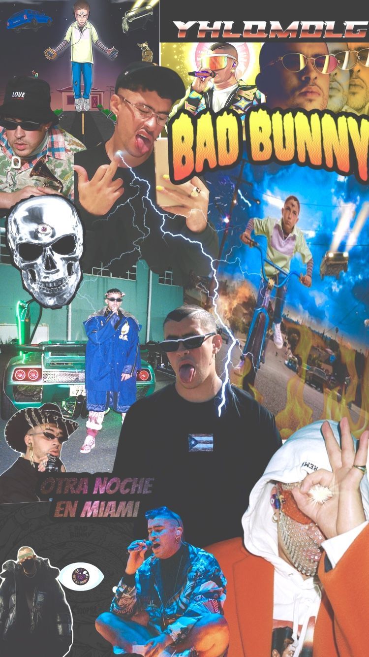 Bad Bunny Album Covers Wallpapers