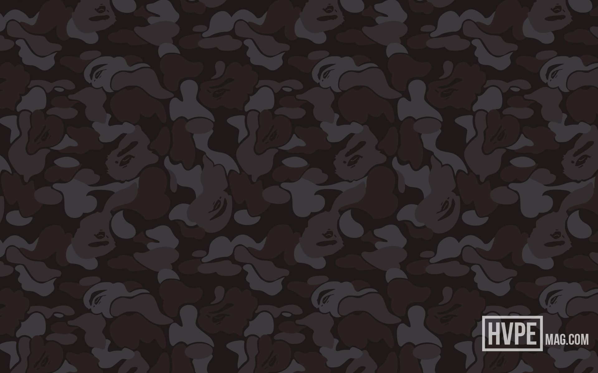 Bape Camo Black Wallpapers