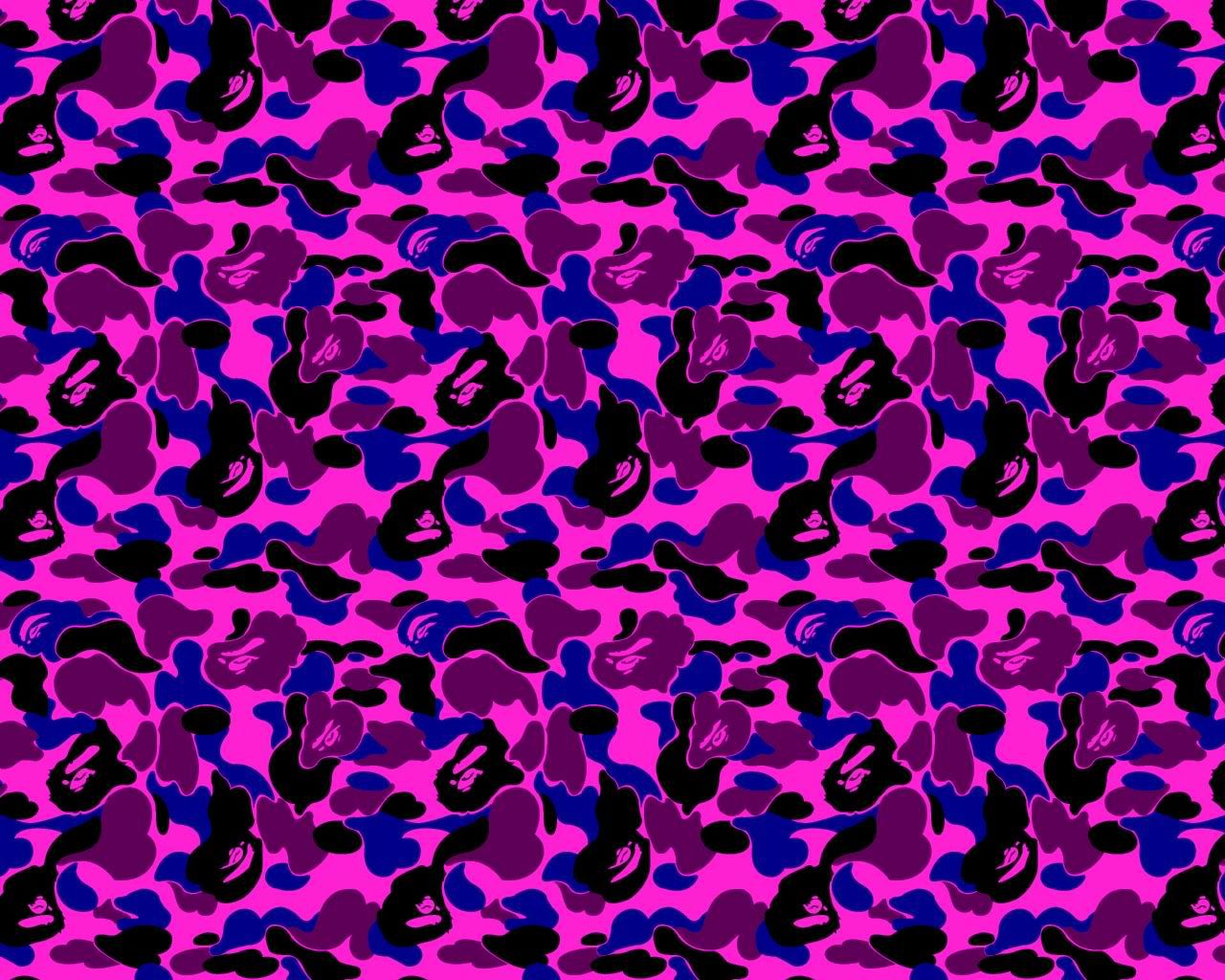 Bape Camo Black Wallpapers