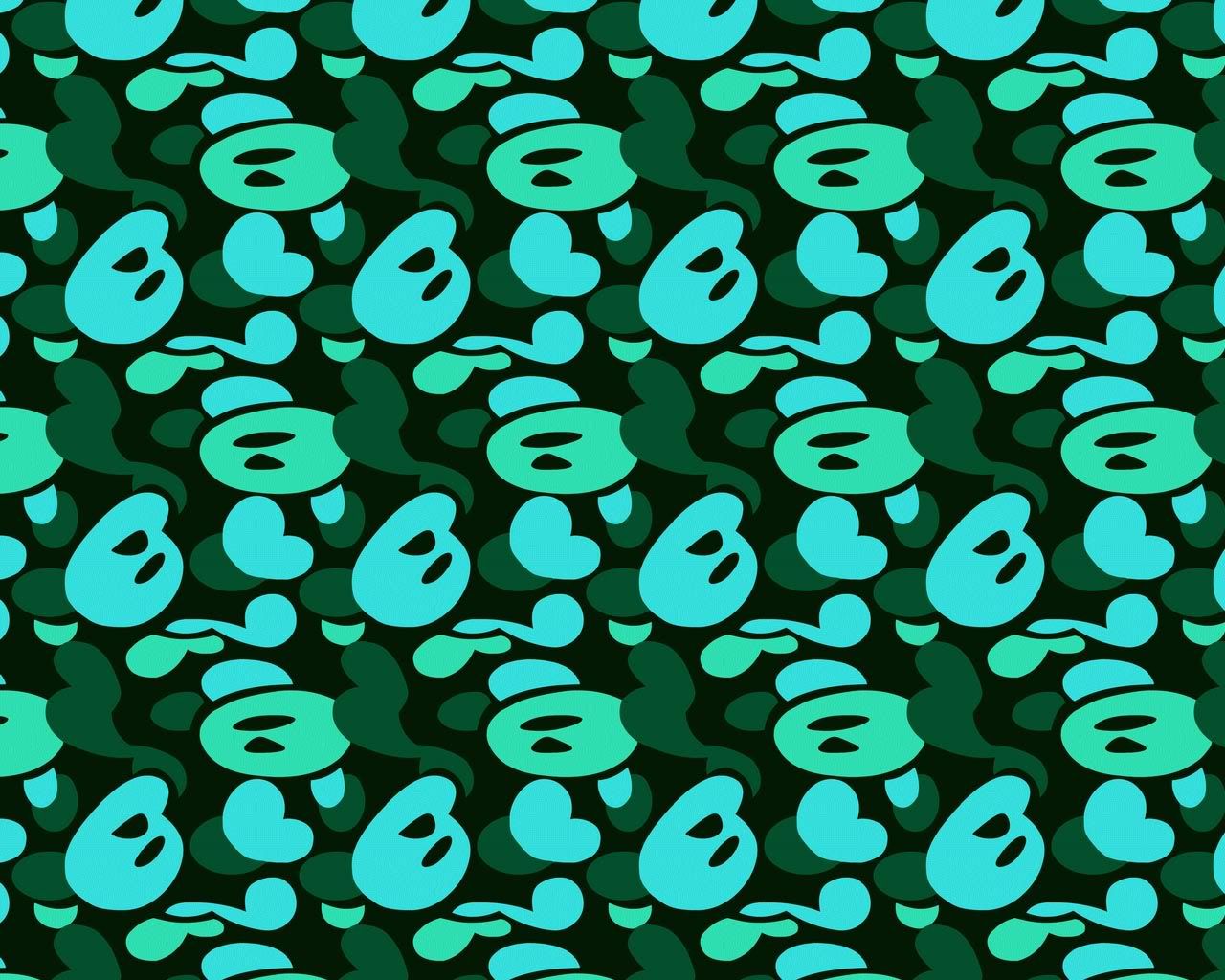 Bape Camo Black Wallpapers