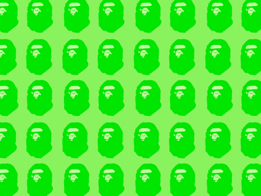 Bape Green Camo Wallpapers