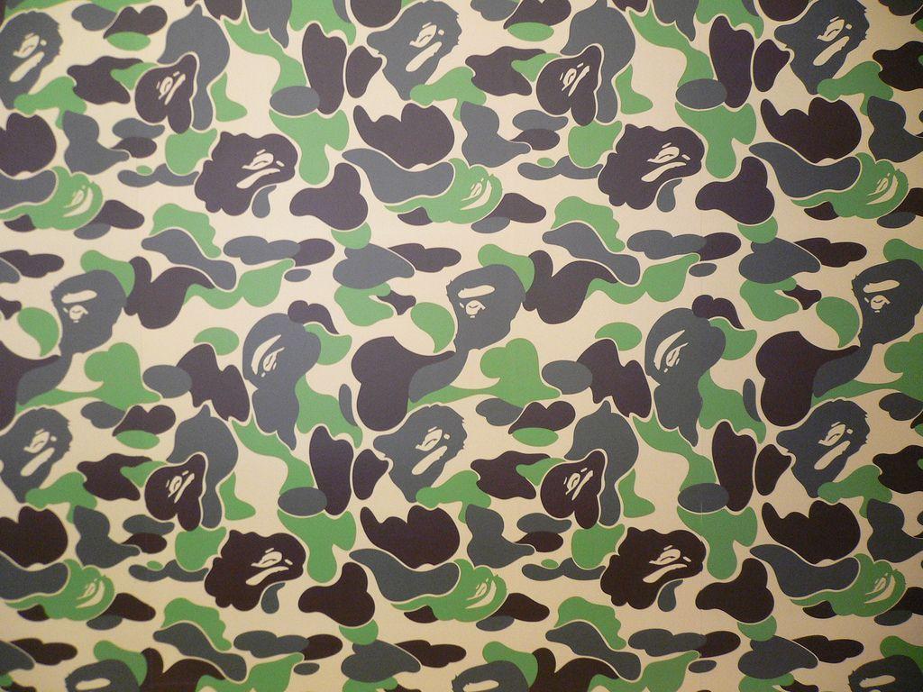 Bape Green Camo Wallpapers