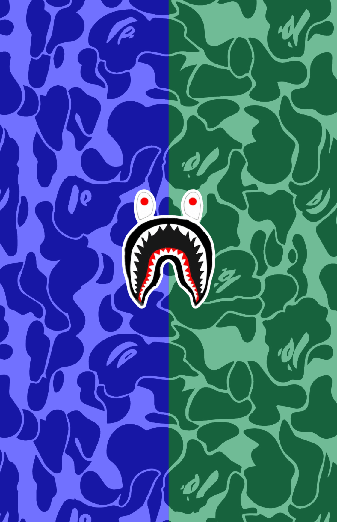 Bape Green Camo Wallpapers