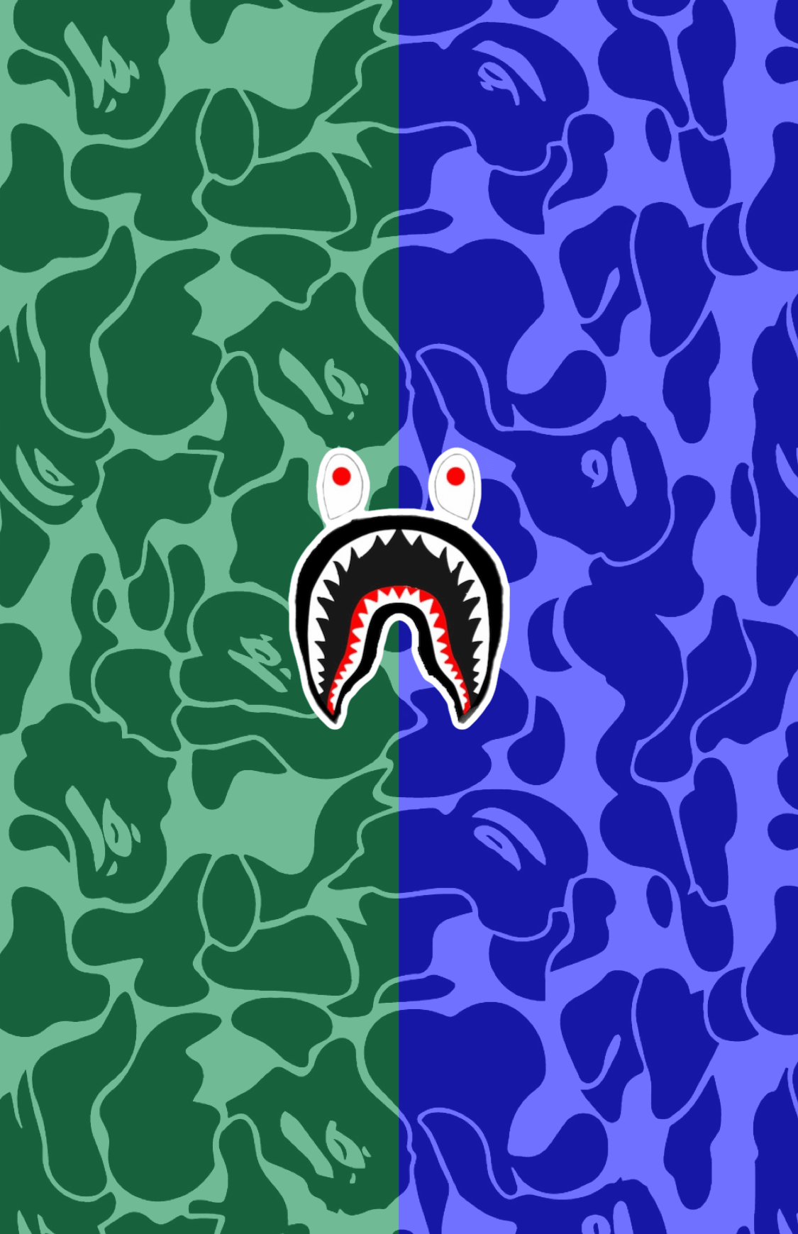 Bape Green Camo Wallpapers