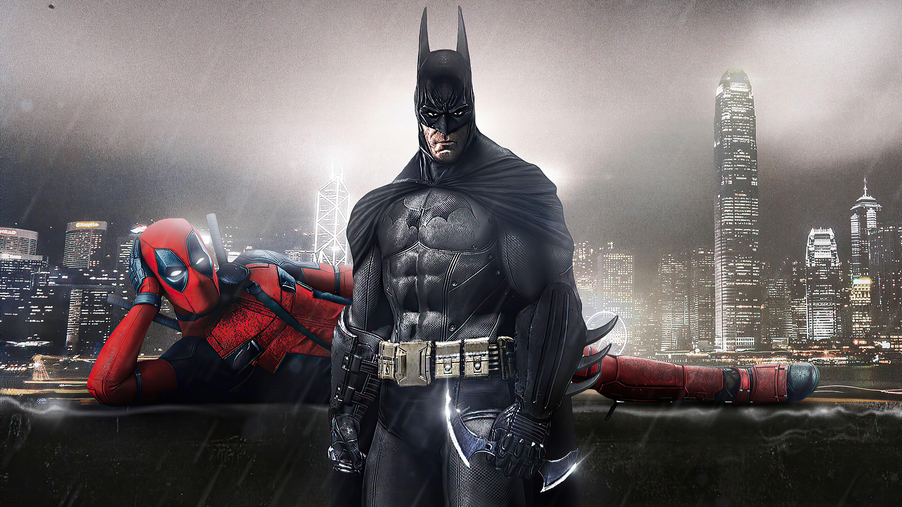 Batman Deadpool Wallpapers