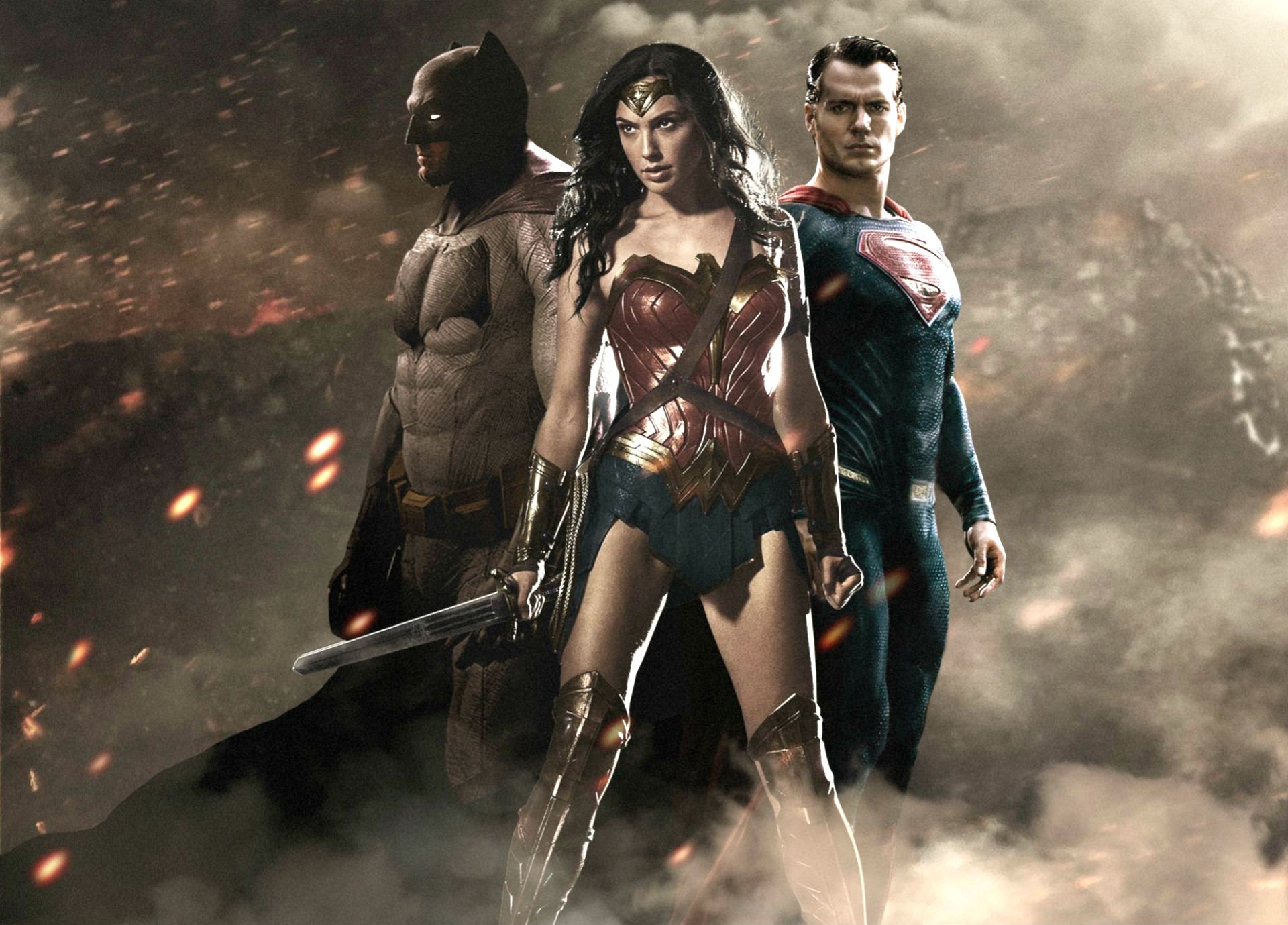 Batman Superman Wonder Woman Wallpapers