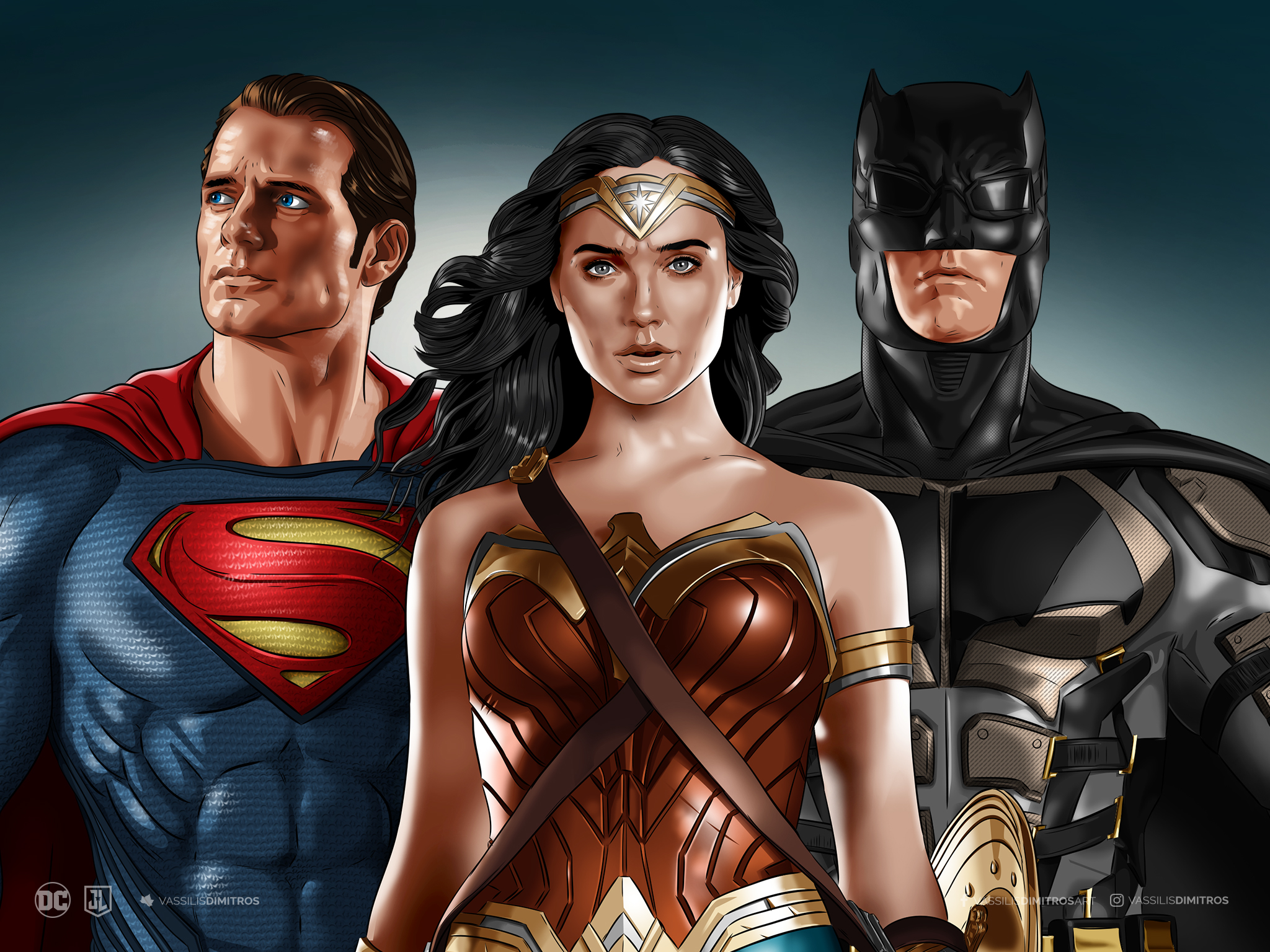 Batman Superman Wonder Woman Wallpapers