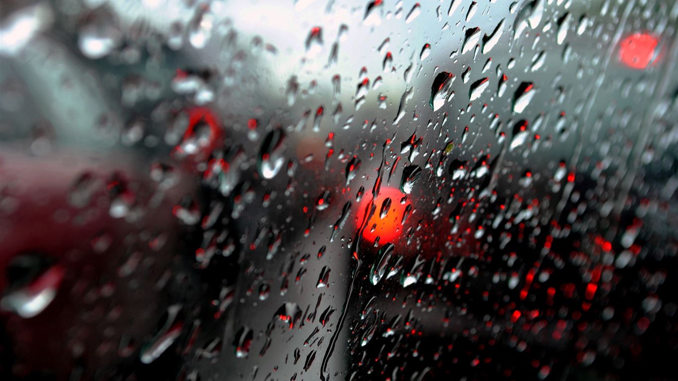 Beautiful Rain Drops With Quotes Wallpapers