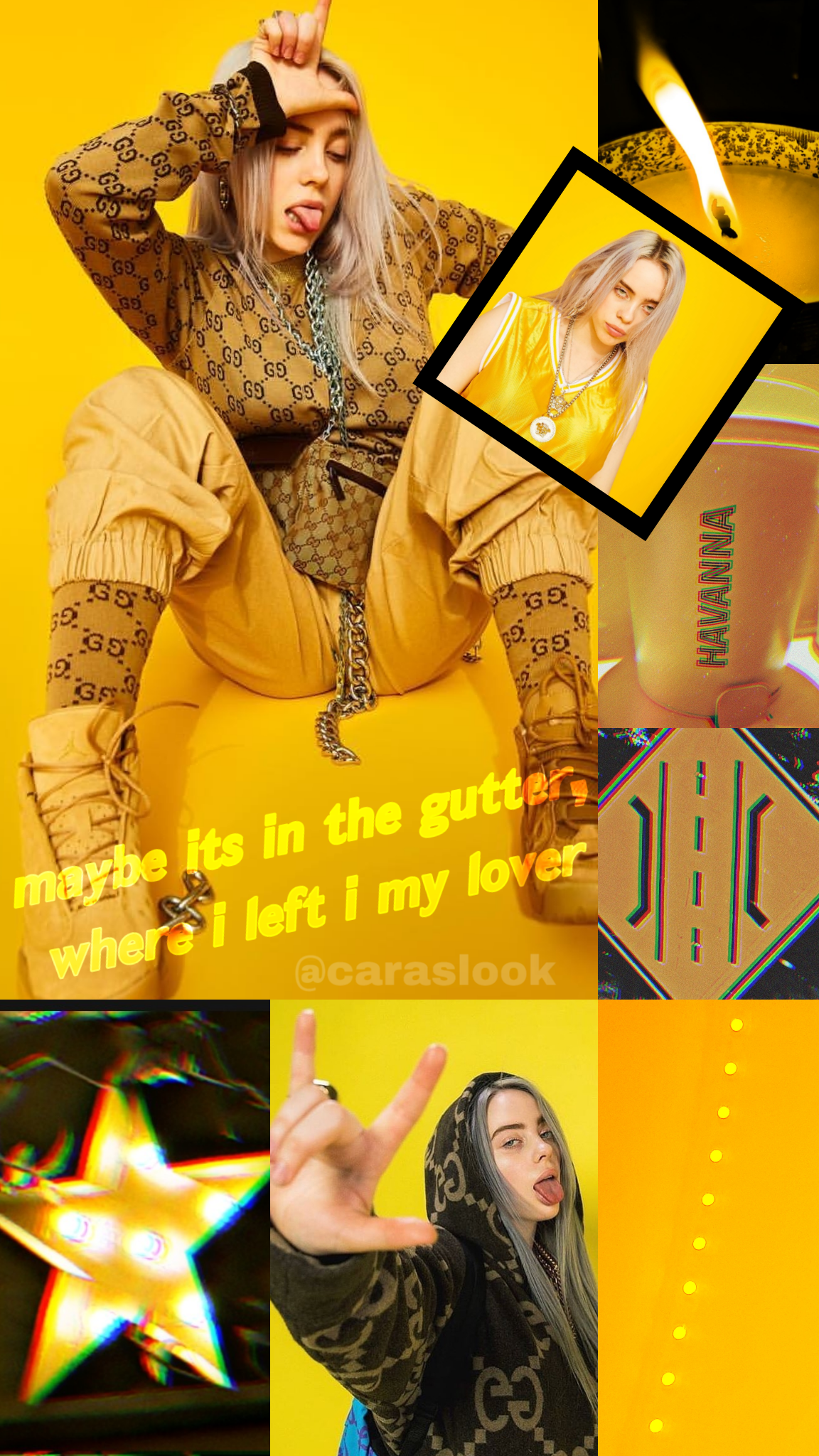 Billie Eilish In Yellow Wallpapers