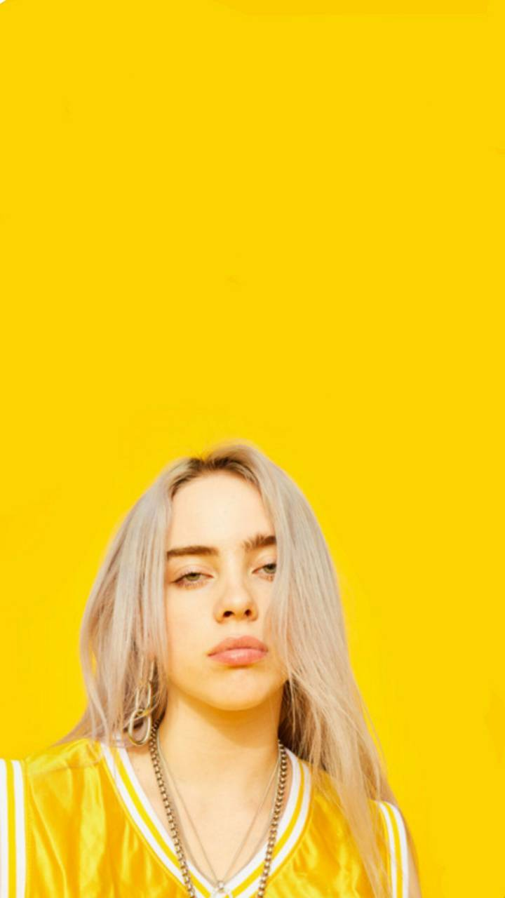 Billie Eilish In Yellow Wallpapers