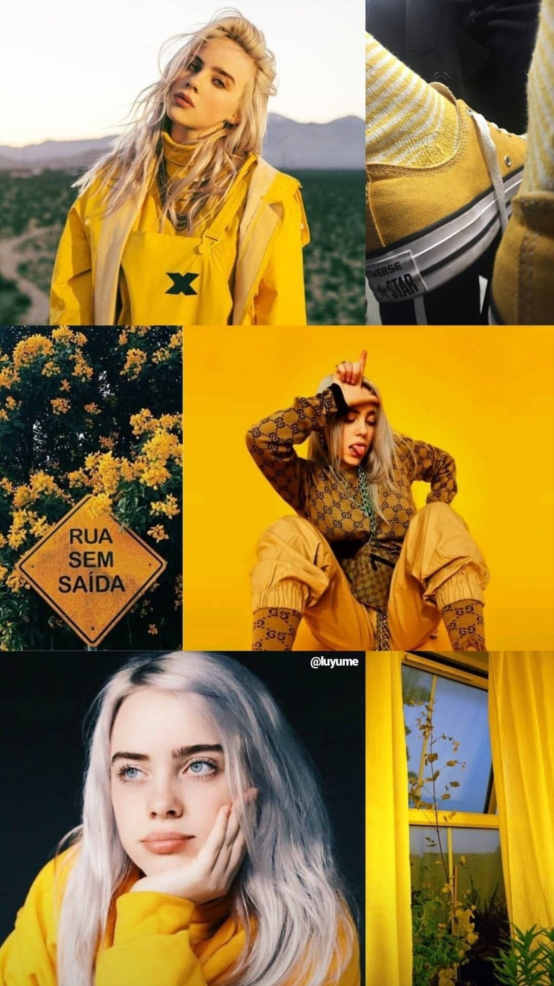 Billie Eilish In Yellow Wallpapers