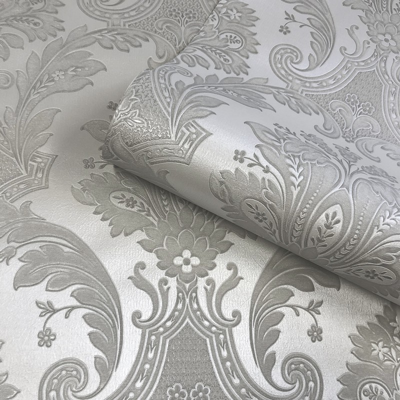 Black And Cream Damask Wallpapers