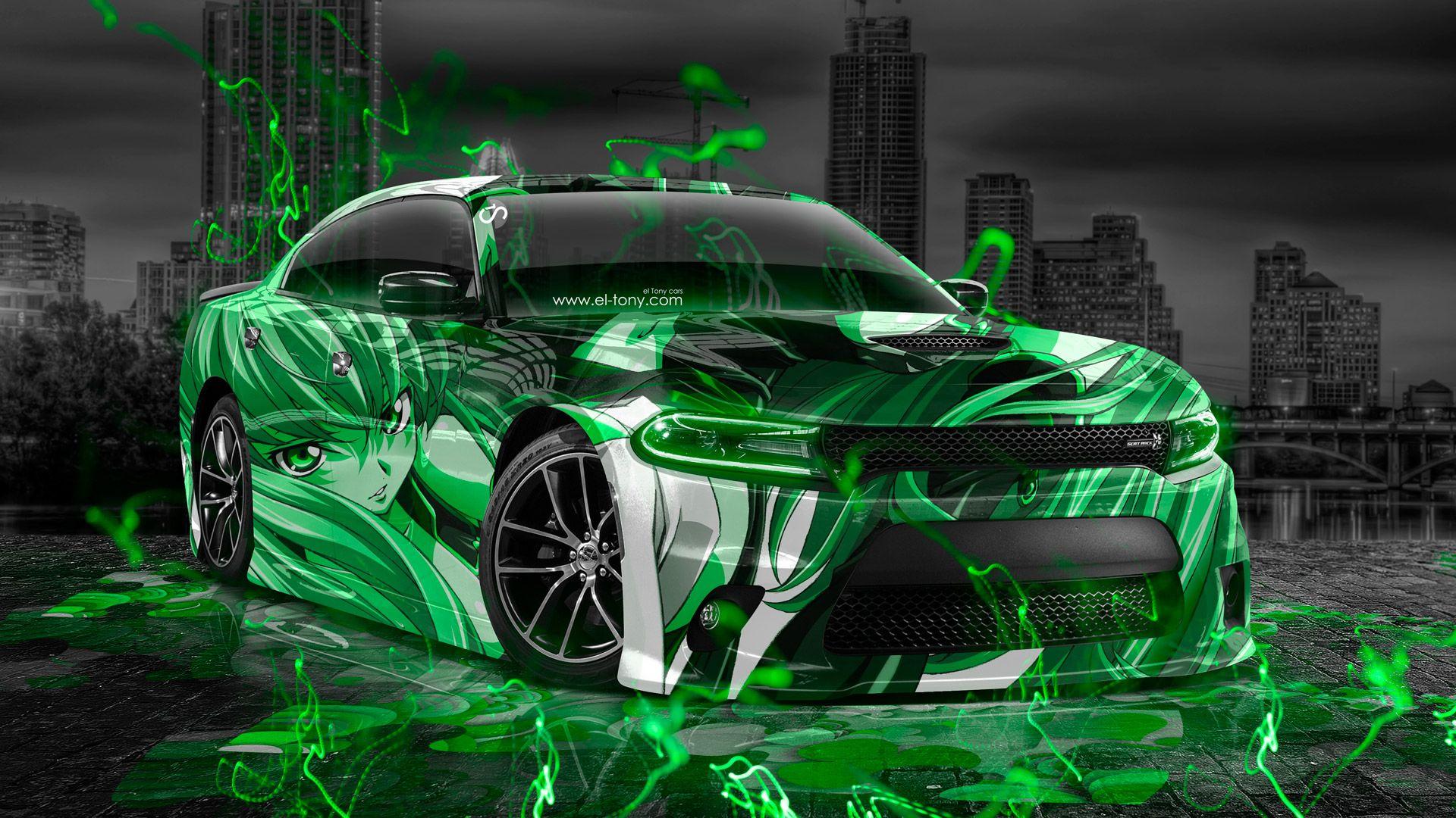 Black And Green Car Wallpapers