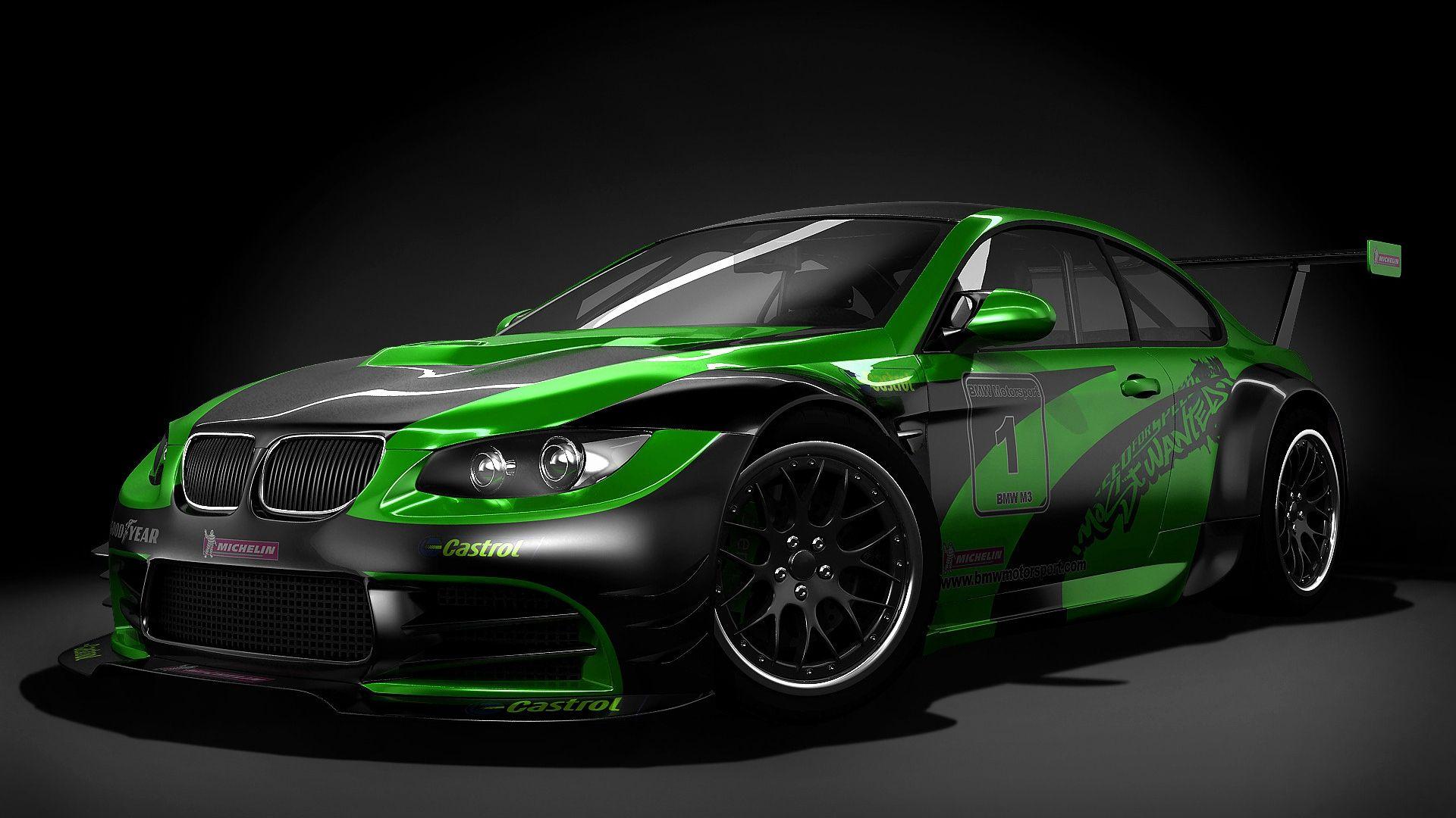 Black And Green Car Wallpapers