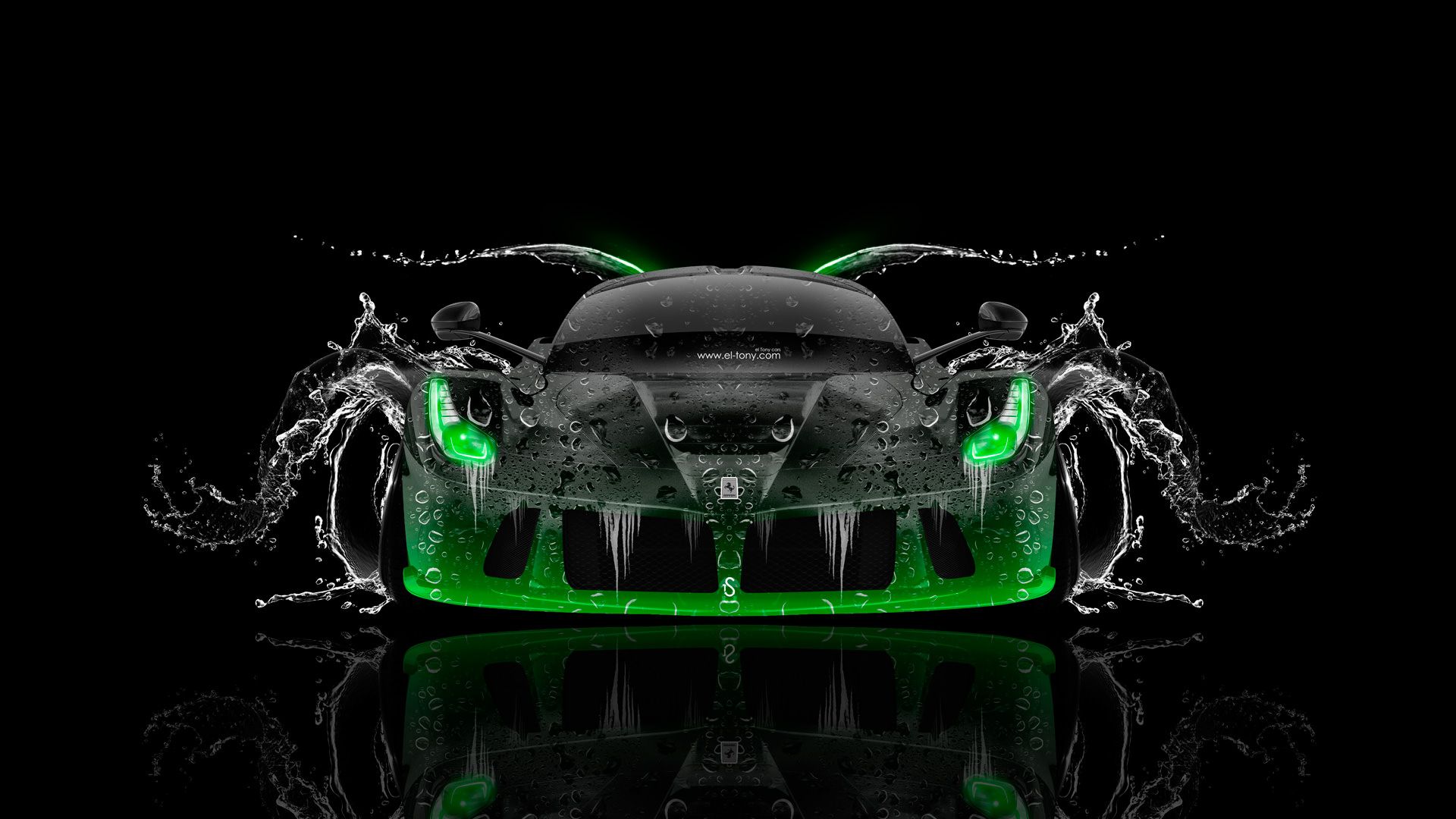 Black And Green Car Wallpapers