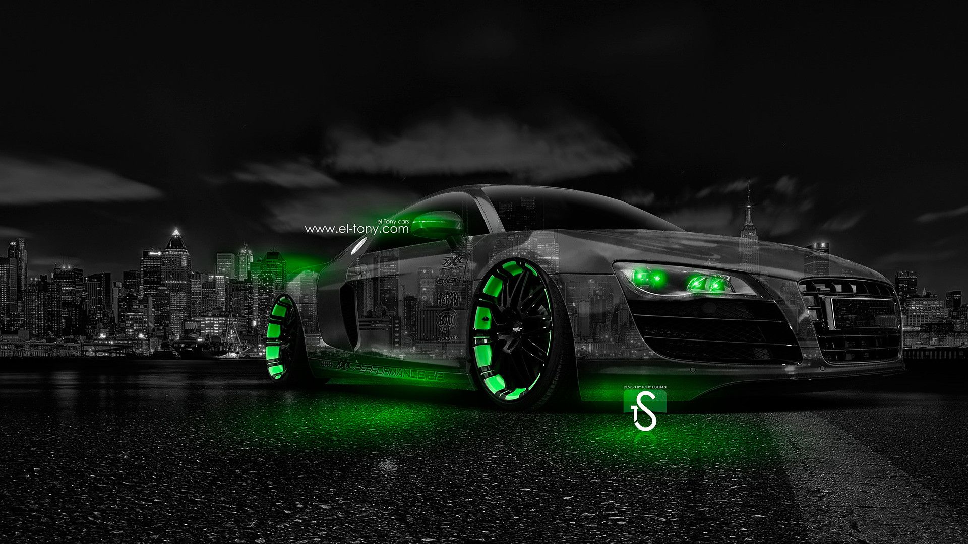 Black And Green Car Wallpapers