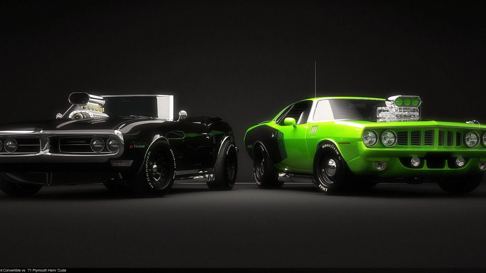 Black And Green Car Wallpapers