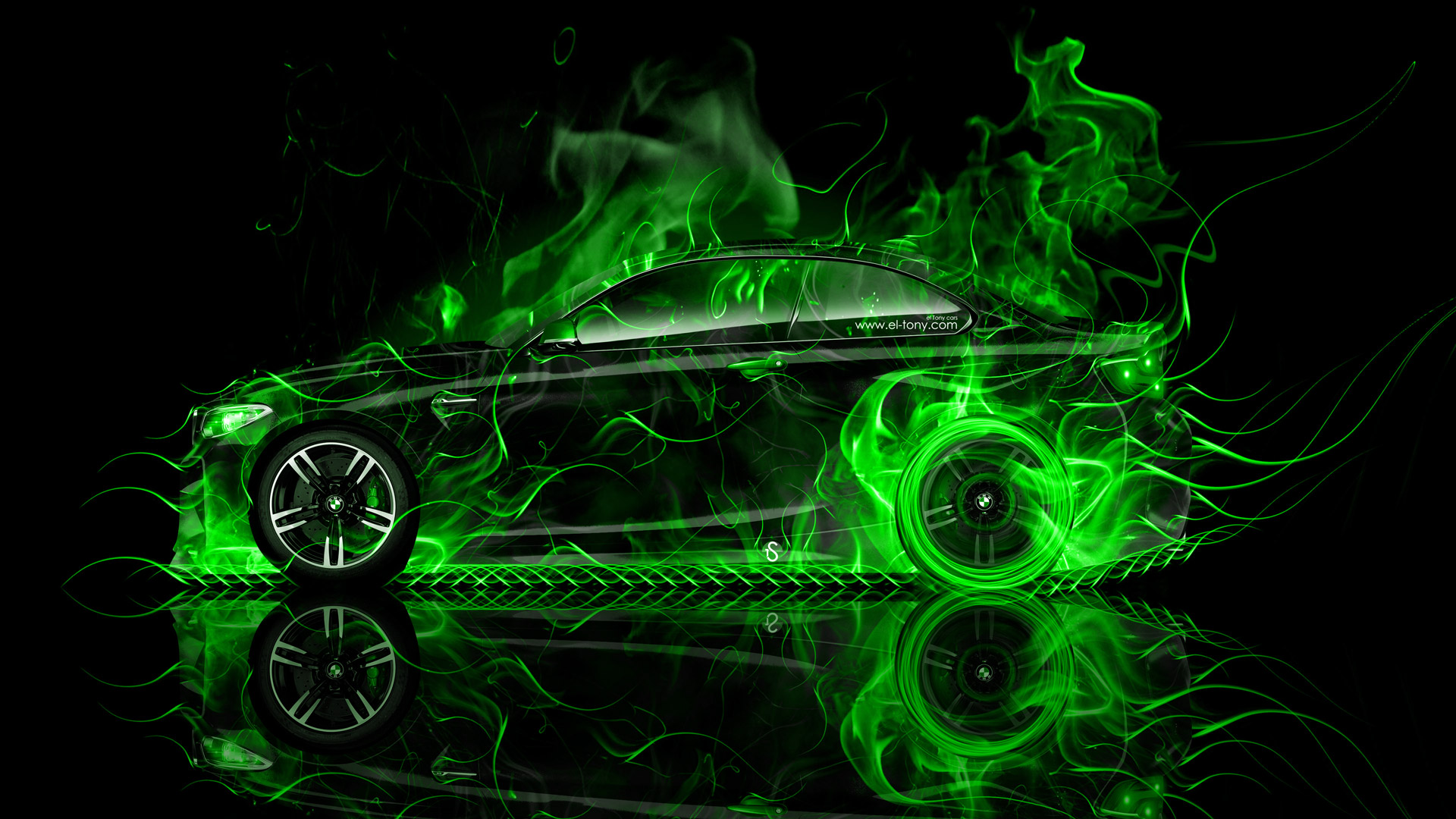 Black And Green Car Wallpapers