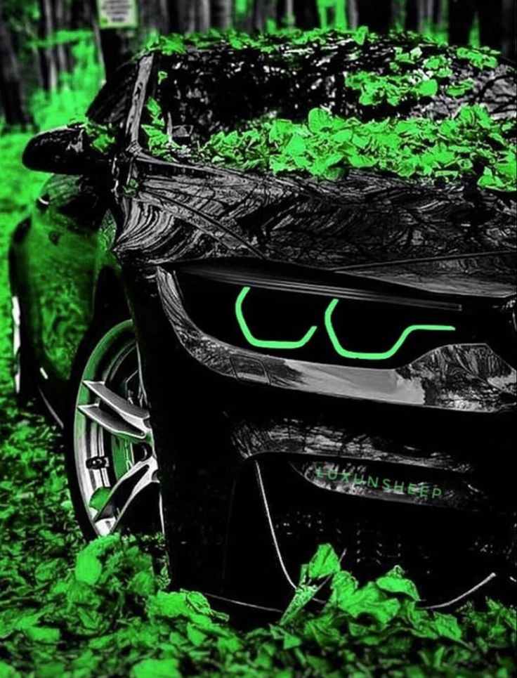 Black And Green Car Wallpapers