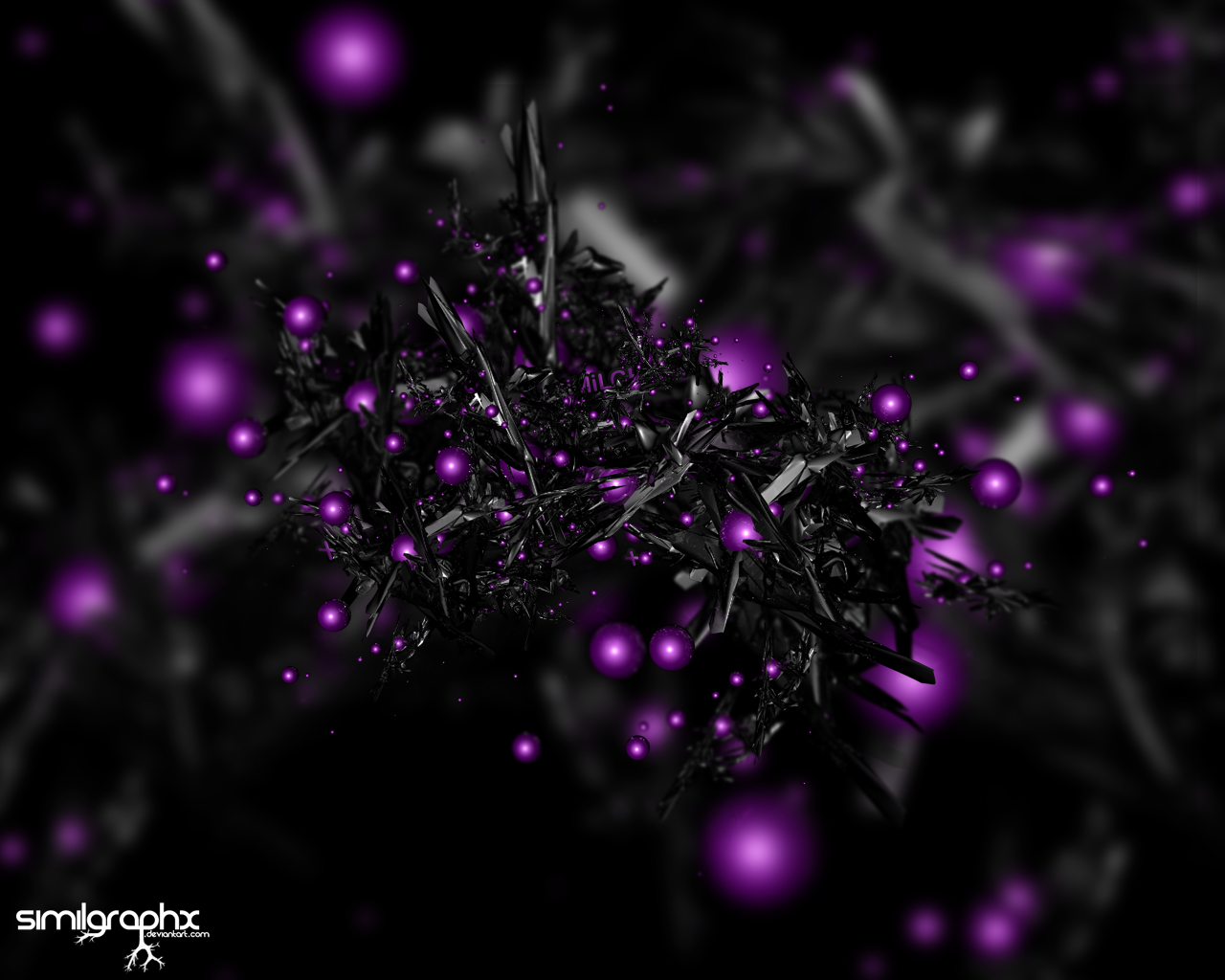 Black And Purple Wallpapers