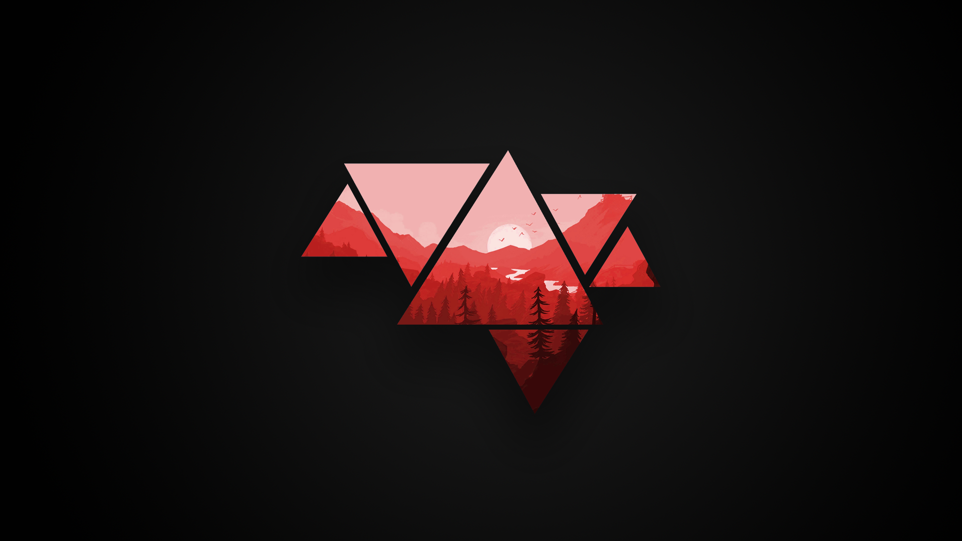 Black And Red Minimalist Wallpapers