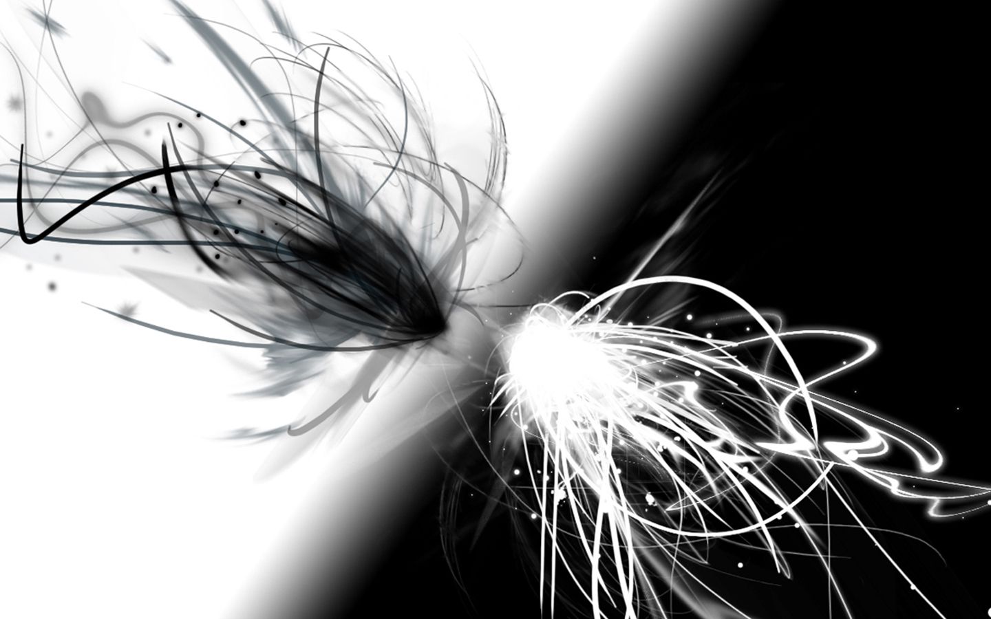Black And White Abstract Desktop Wallpapers