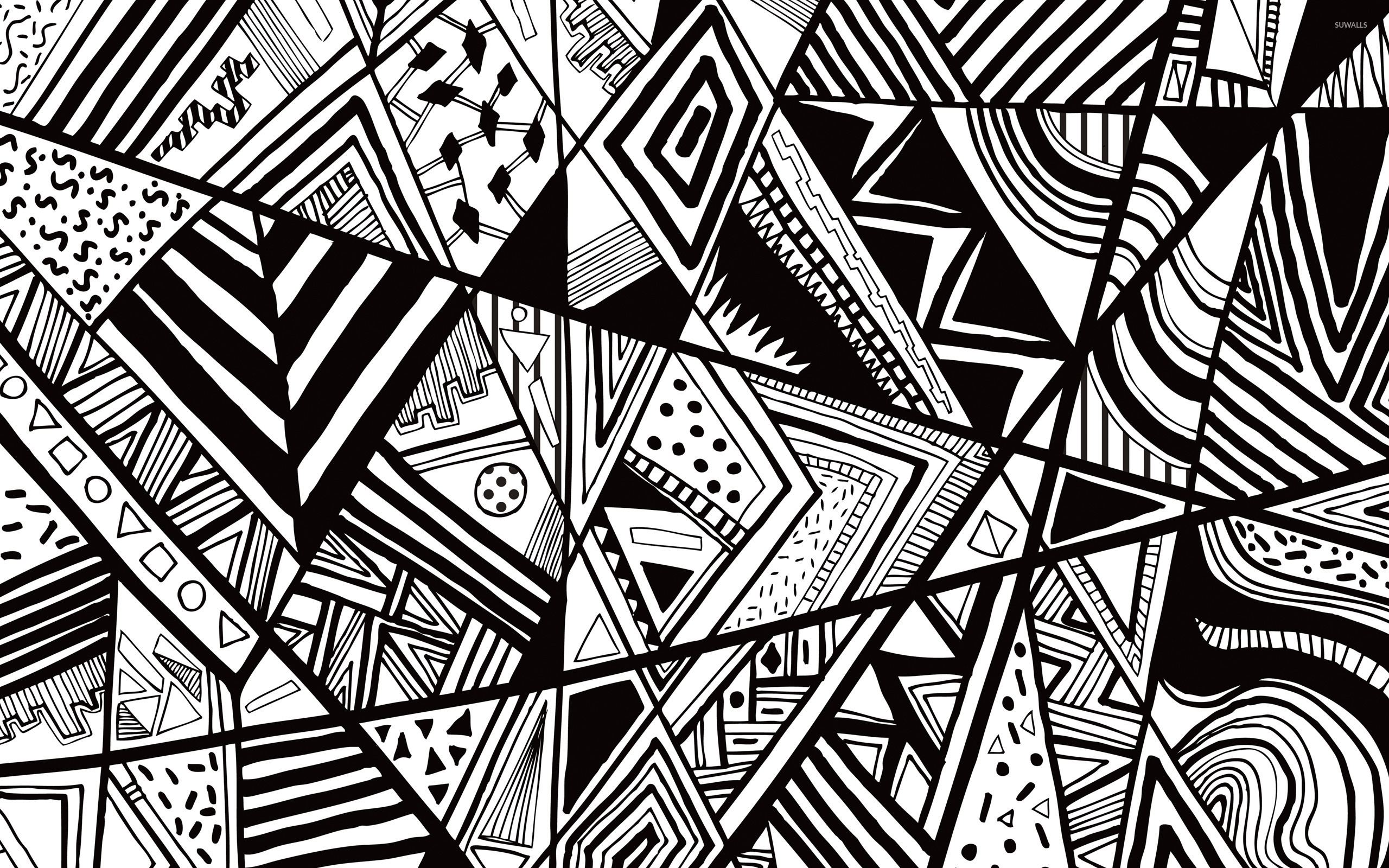 Black And White Doodle Wallpapers