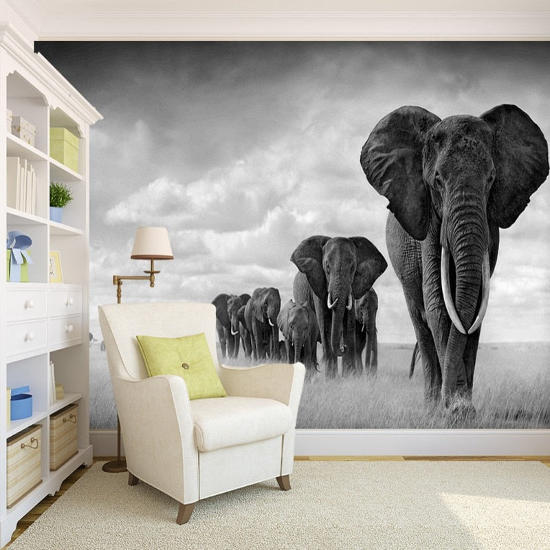 Black And White Elephant Wallpapers