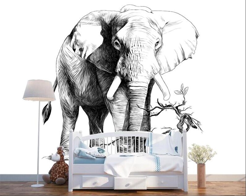 Black And White Elephant Wallpapers